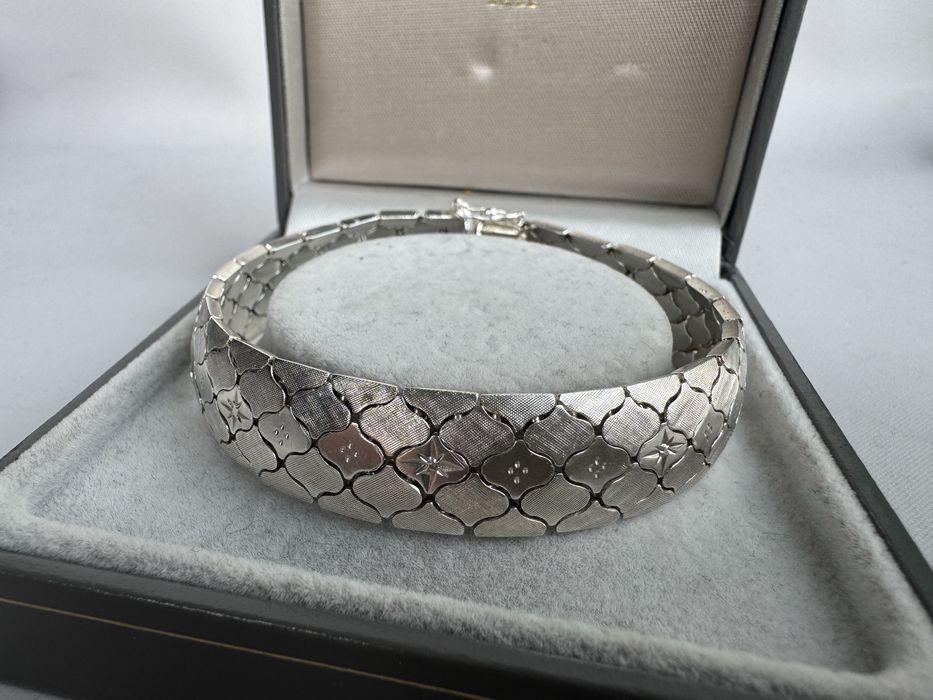 Bratara din argint rodiat