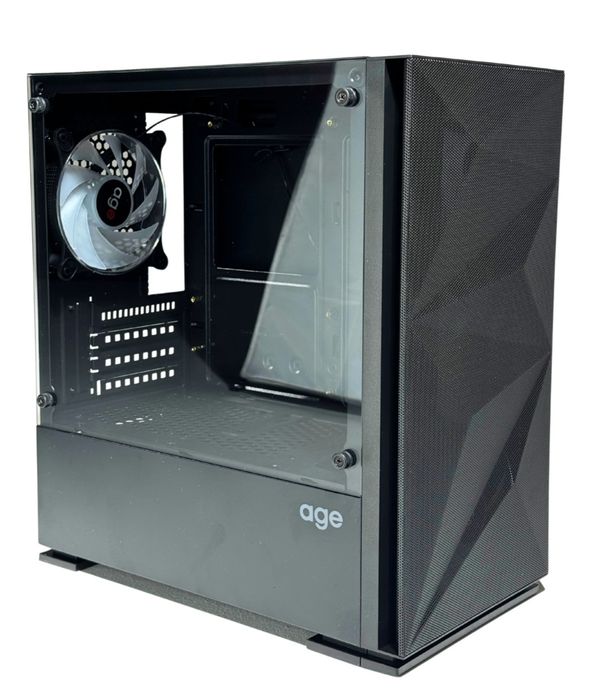 Корпус AGE A3 Micro ATX Кейс 4 Встроенных вентилятора