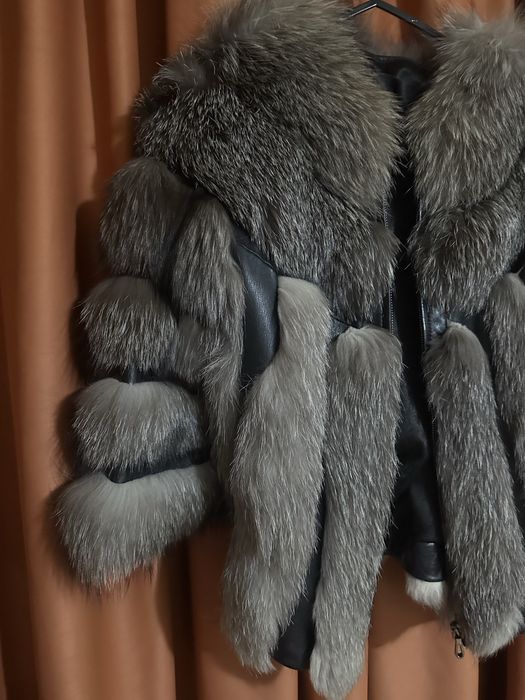 Haina de blana naturala - Vulpe argintie