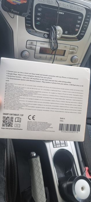 Tableta Auto Smart 7" – Apple CarPlay / Android Auto + Cameră Marșarier  Full Hd cu sistem de vedere pe timp de noapte