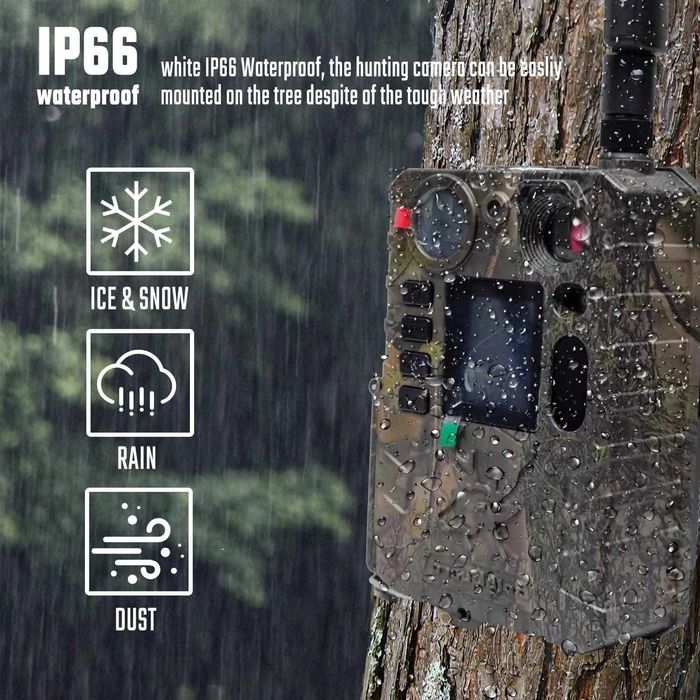 Camera de Vanatoare Bolyguard BG410 MS 37MP, 4K GSM, Night Vision