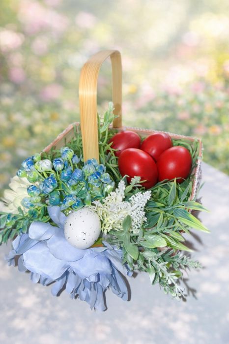 Coș pentru ouăle de Paște