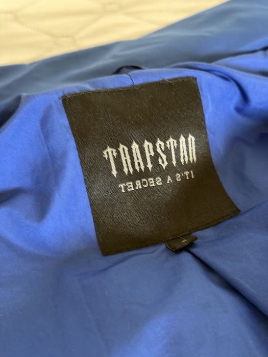 Trapstar Hyperdrive Puffer Jacket - Синьо/Бяло