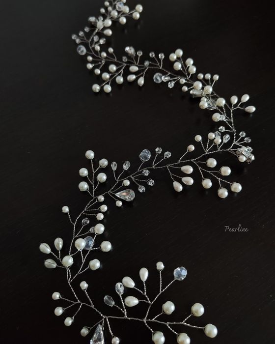 Accesoriu de par handmade pentru coafuri mireasa