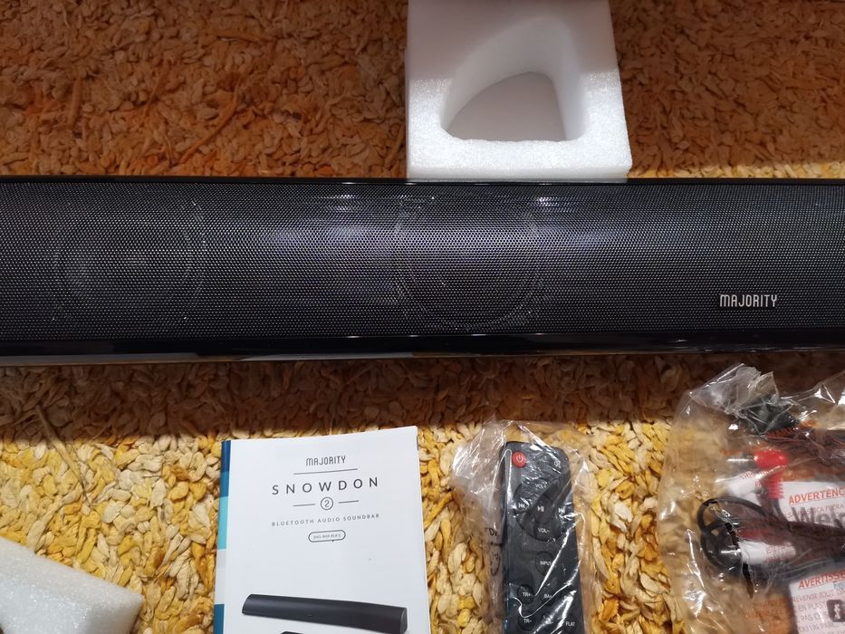Soundbar Majority Snowdon 2.1 Bluetooth RCA Optical Aux 120w
