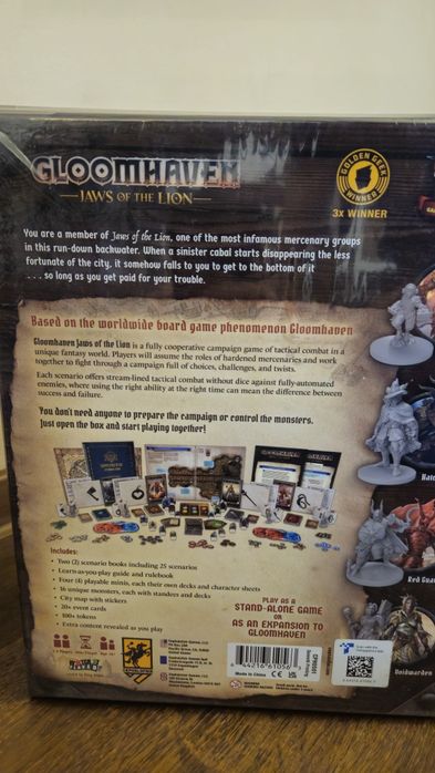 Gloomhaven Jaws of Lion gameboard cooperativ