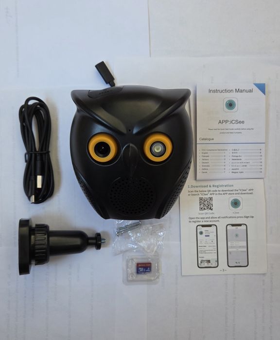 Camera video  spion ,WiFi,Full HD,Card 64 Gb.Nou.