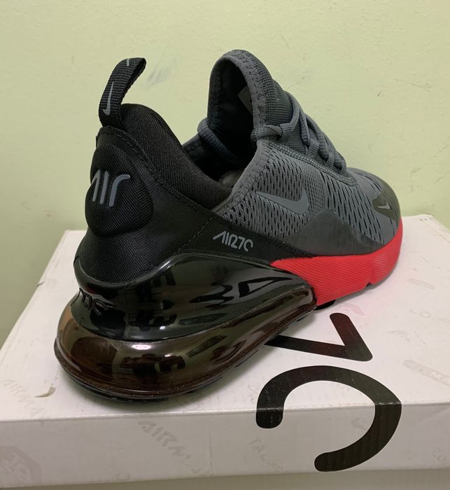 Нови мъжки маратонки Nike Air Max 270 grey/red номер 43