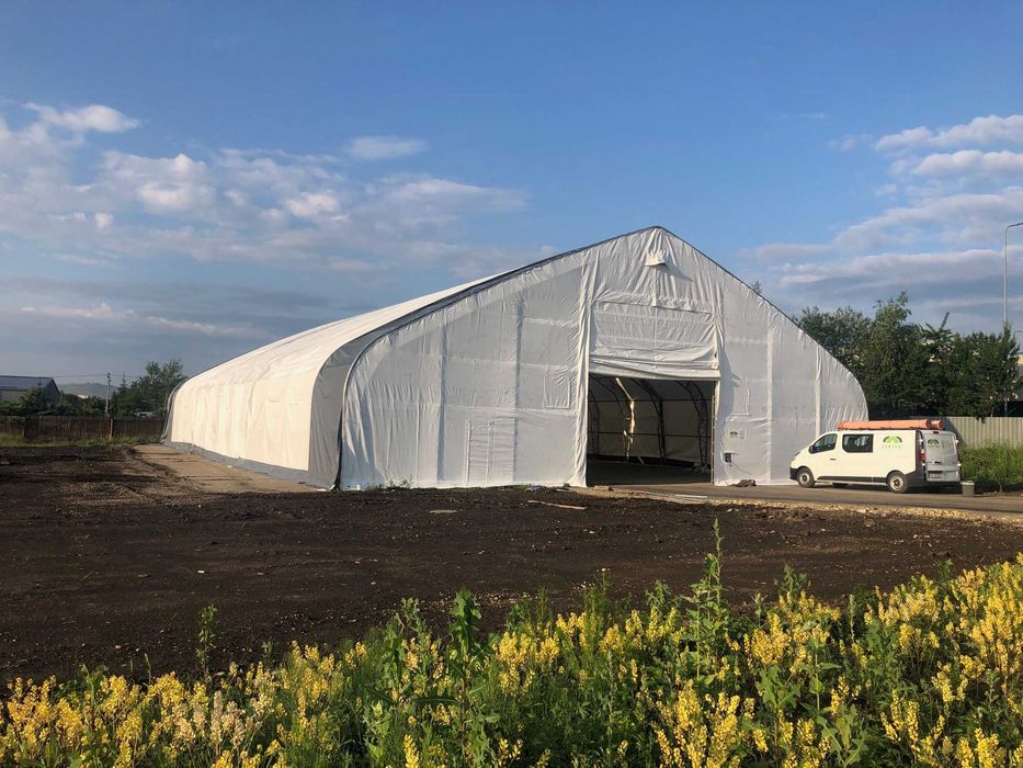 Cort industrial,corturi industriale,hala metalica cu membrana PVC