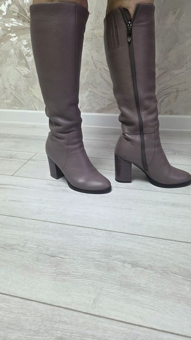 Зимние сапожки кожа