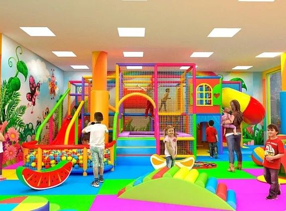 Детский лабиринт горка площадка аттракционы