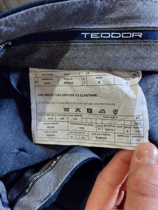 Мъжки костюм абитуриентски Teodor Enrico Premium 46