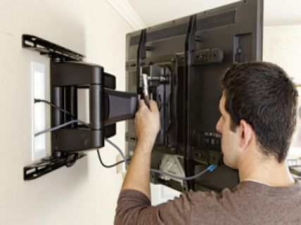 Установка телевизоров на стены в Астане