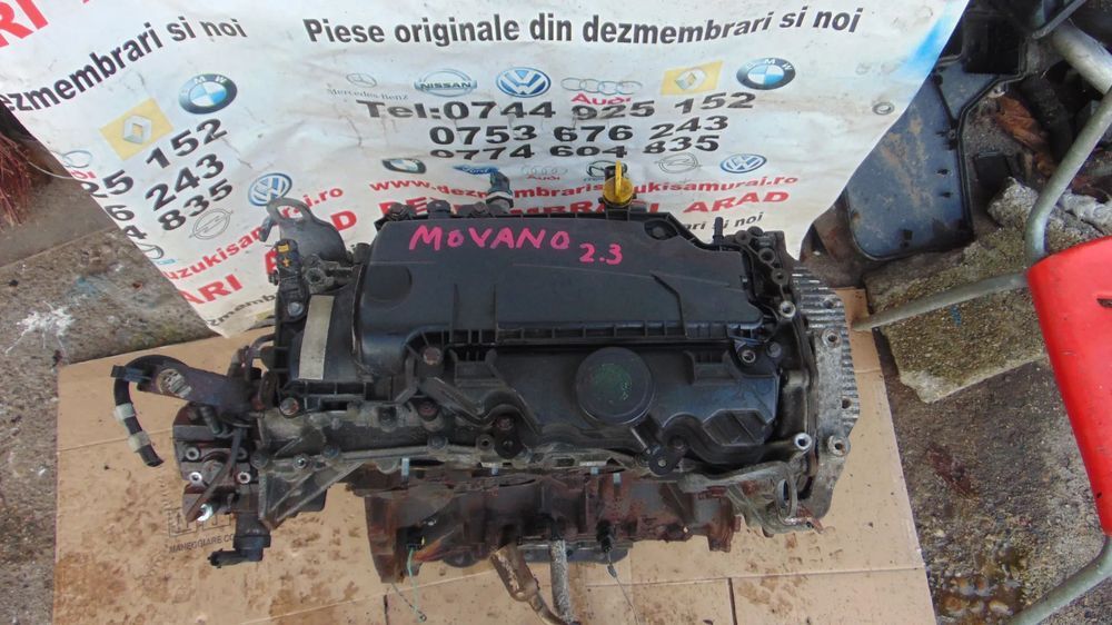 Motor renault Master 2.3 euro 5 Opel Movano Mascott 2.3 euro 5