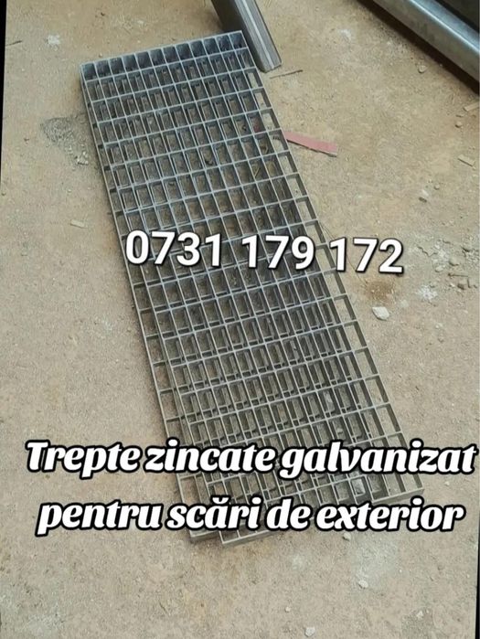 trepte zincate la comanda