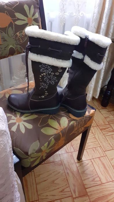 Сапожки теплые европа