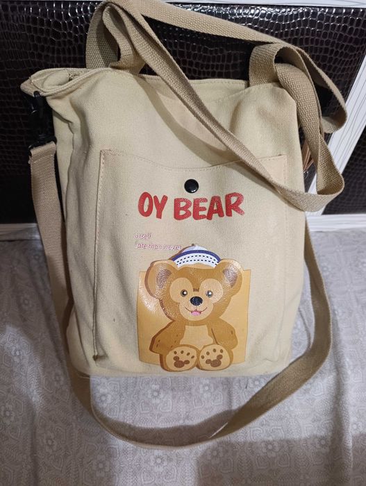 Сумка для мамы / детская сумка с мишкой Oy Bear