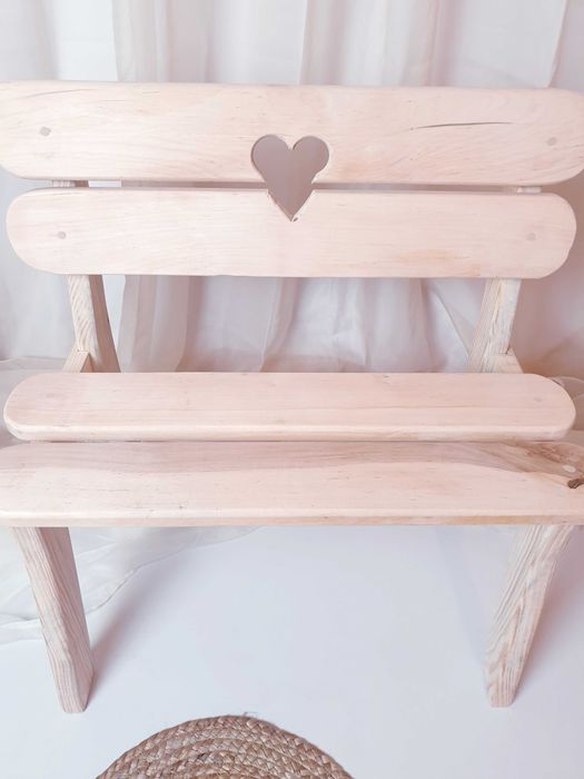 Banca copii 2 locuri, nefolosit. Hand made. Mobilier studio foto
