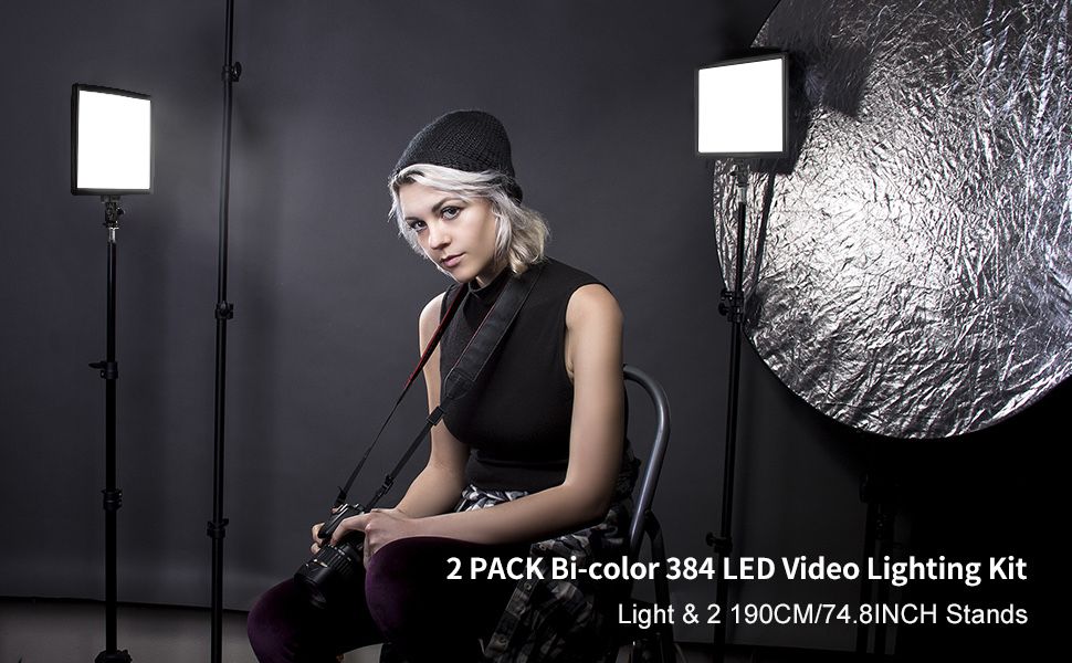 Проф. Диодно осветление.+ Батерии!  Видео. фото.  ринг. Софтбокс. Лед