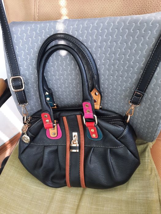 Италианска   цветна чанта  superbia нова