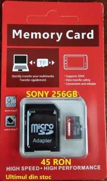 Card memorie MicroSD + adaptor – nou, sigilat OFERTA