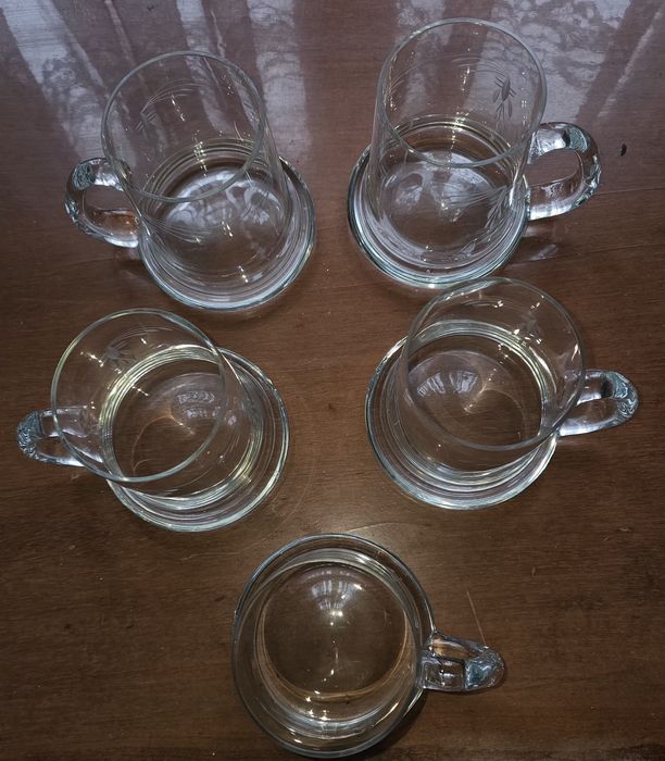 Set pahare de cristal