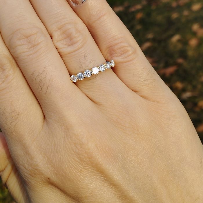 Кольцо-дорожка с бриллиантами