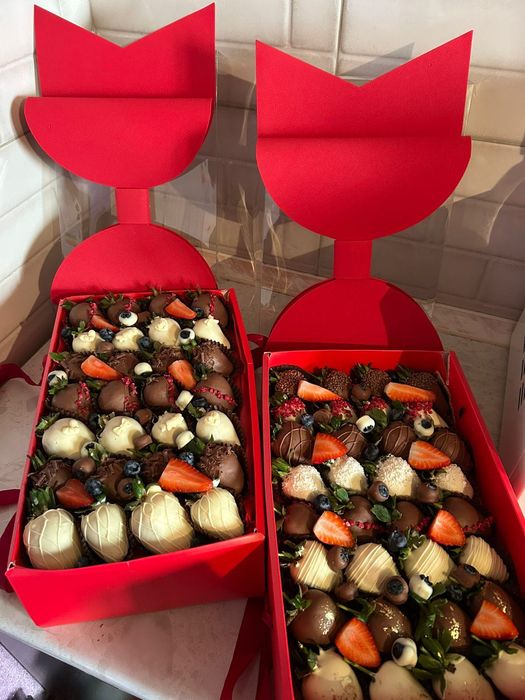 Сладкая клубника в шоколаде