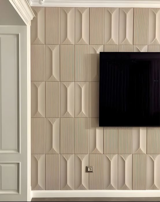 3d panel modern ribbed гипсовые 3д панели 3dpanel decor