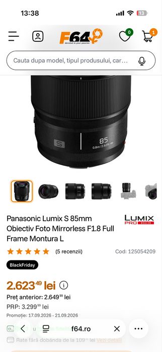 Panasonic 85 mm 1.8