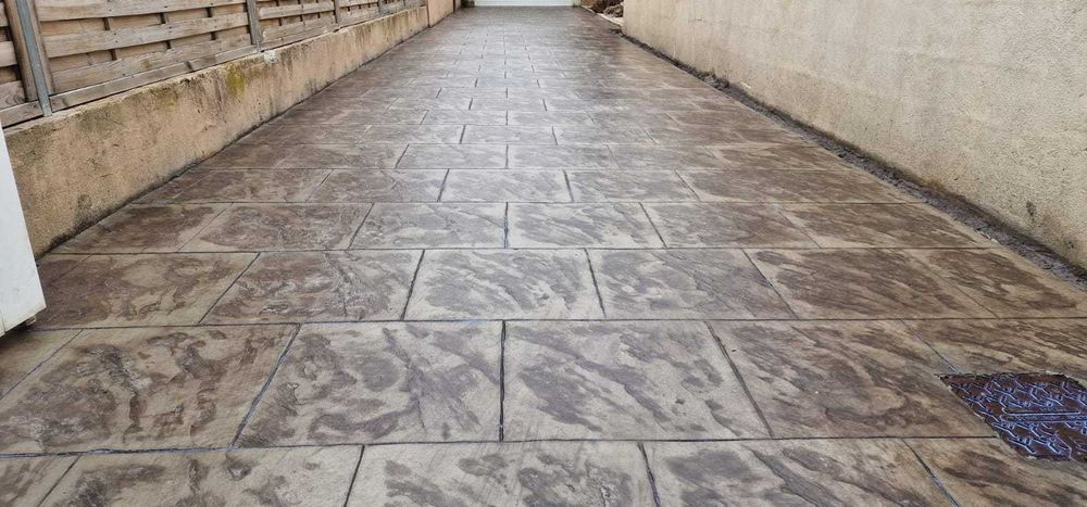 Beton amprentat  ex