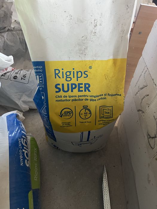 Adeziv rigips & Super rigips (chit rosturi)