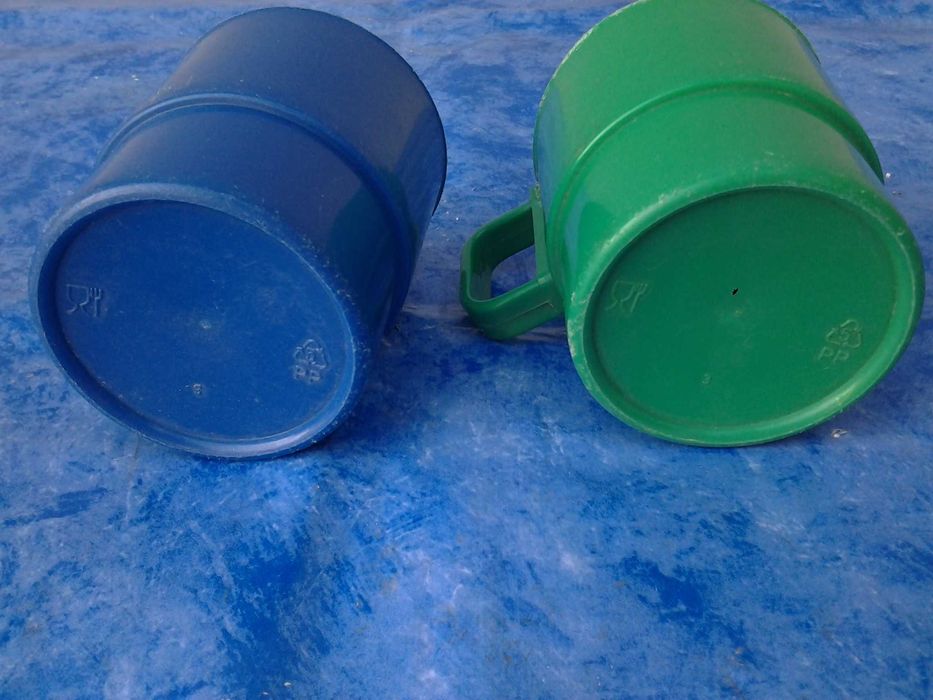 Blue & Green, set 2 cani cesti cafea si ceai, 200 ml