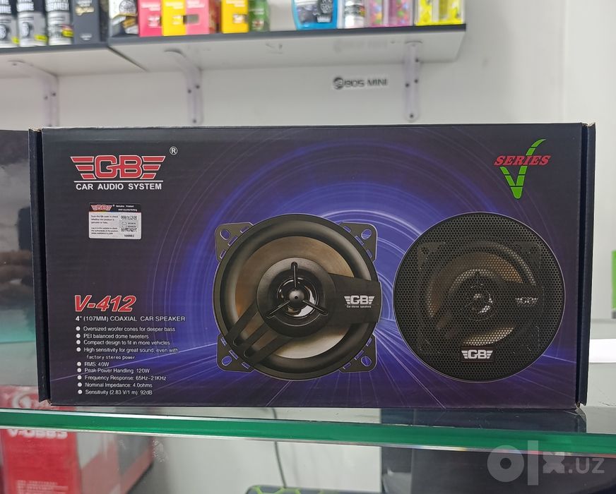 Калонка Avto Kalonka GB412 pishalkaliy 10sm Dinamik yangi