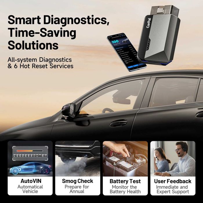 TOPDON CarPal OBD2 диагностика за кола