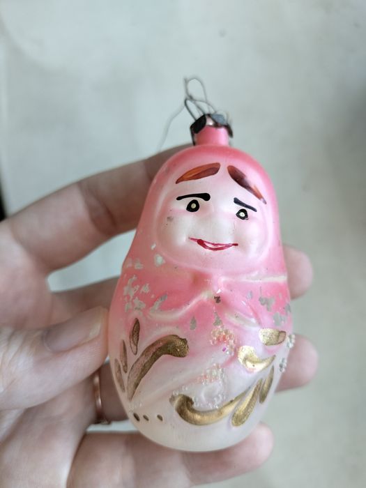 Ёлочные стеклянные игрушки СССР
