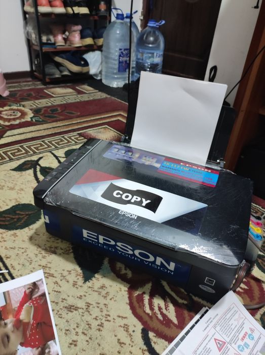 EPSON 117 Kopiya,Skaner,Print.Aybi yoʻq prabek 340 zaprfka tola 100%