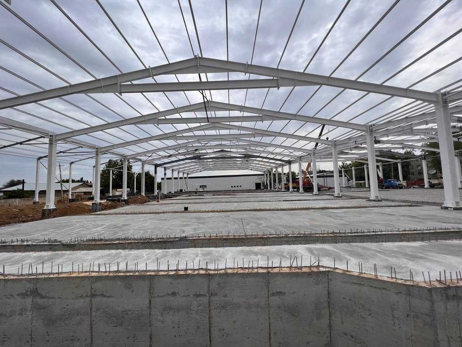 НАВЕС МЕТАЛЛОКОНСТРУКЦИИ Ангары Сварка Лексан Том Сендвич панел