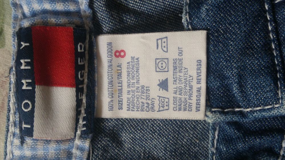 Оригинални бермуди Томи Хилфигер за 8-10 г.+ризка Вранглер-оригинали !