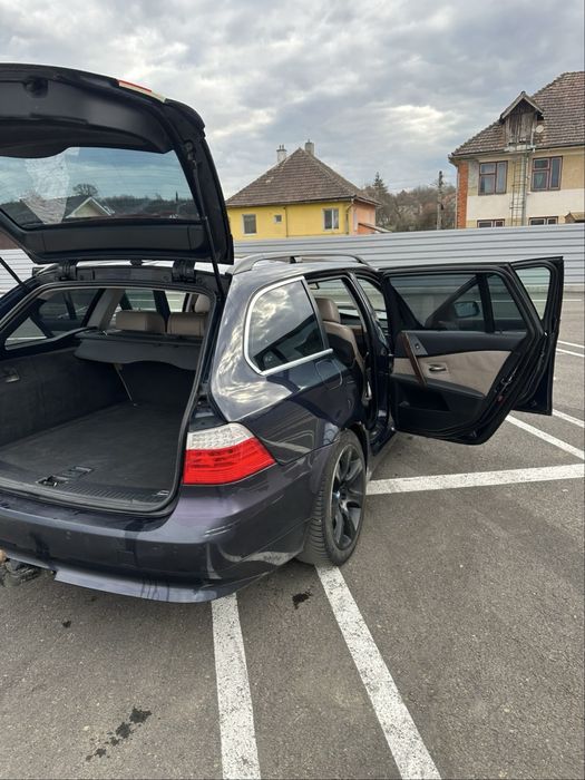 BMW 520d E61 2006 163CP + soft 200CP, Navigație, Piele, Întreținută