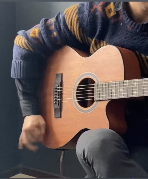 Гитара ( электроакустическая)новая