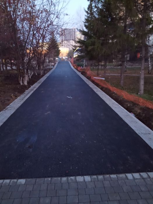 Асфальт  Благоустройство Асфальтирование