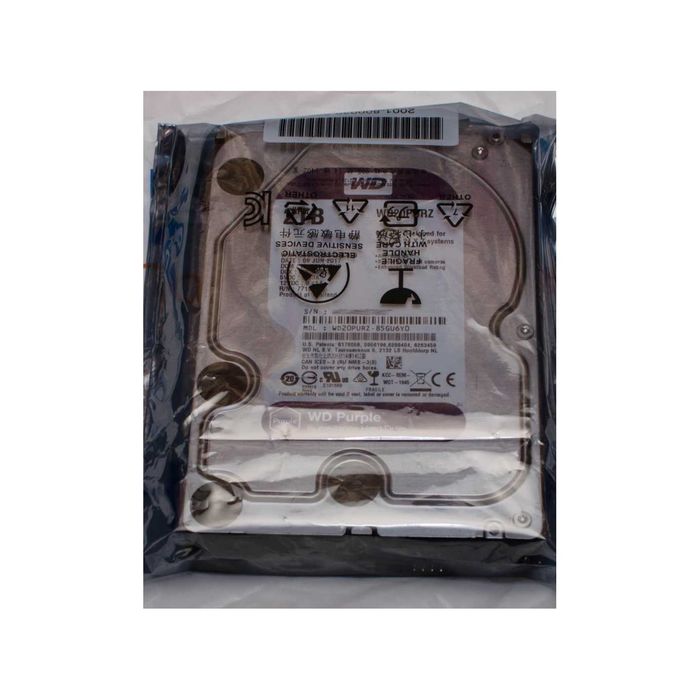 Жесткий диск Western Digital Purple 2 Тб для систем видеонаблюдения