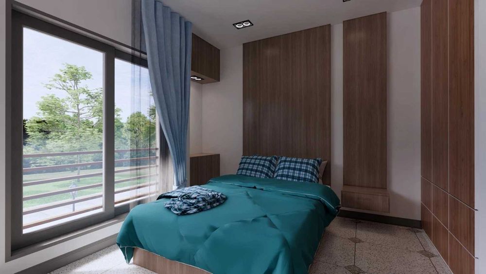 НА ИЗПЛАЩАНЕ - Двуетажна сглобяема къща с 2 спални, 90 кв. м