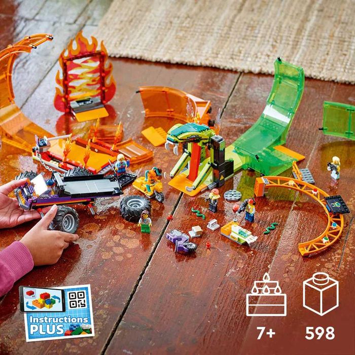 LEGO City Арена за каскади с два лупинга 60339 Лего