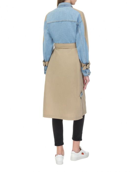 Тренч женские джинсовый плащ