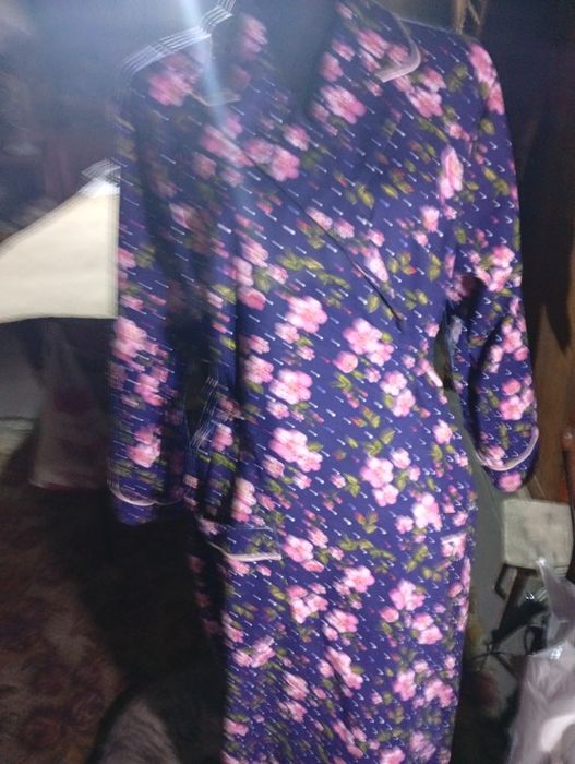 Халат фланелевый