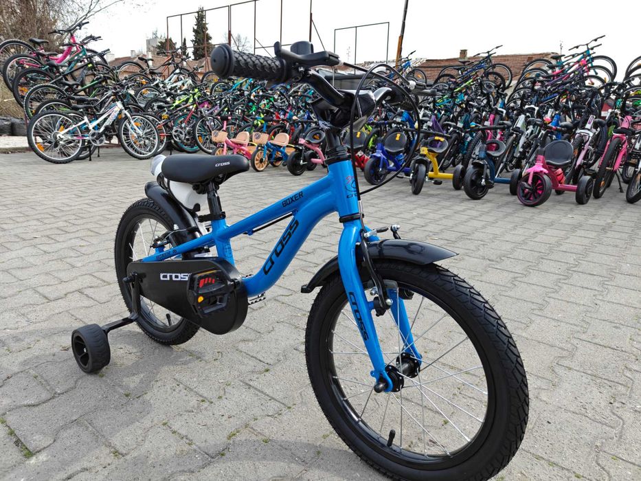 CROSS Алуминиев велосипед 16" BOXER син