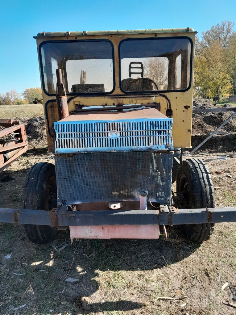 Компактный дачный трактор из Москвича своими руками