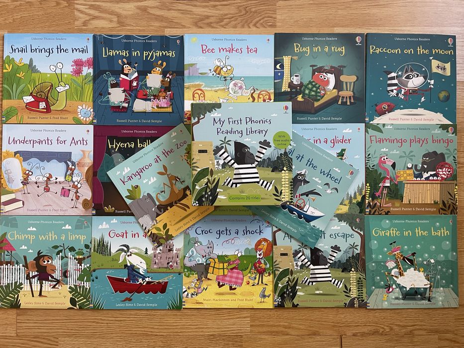 Set cărți Usborne Phonics pentru copii